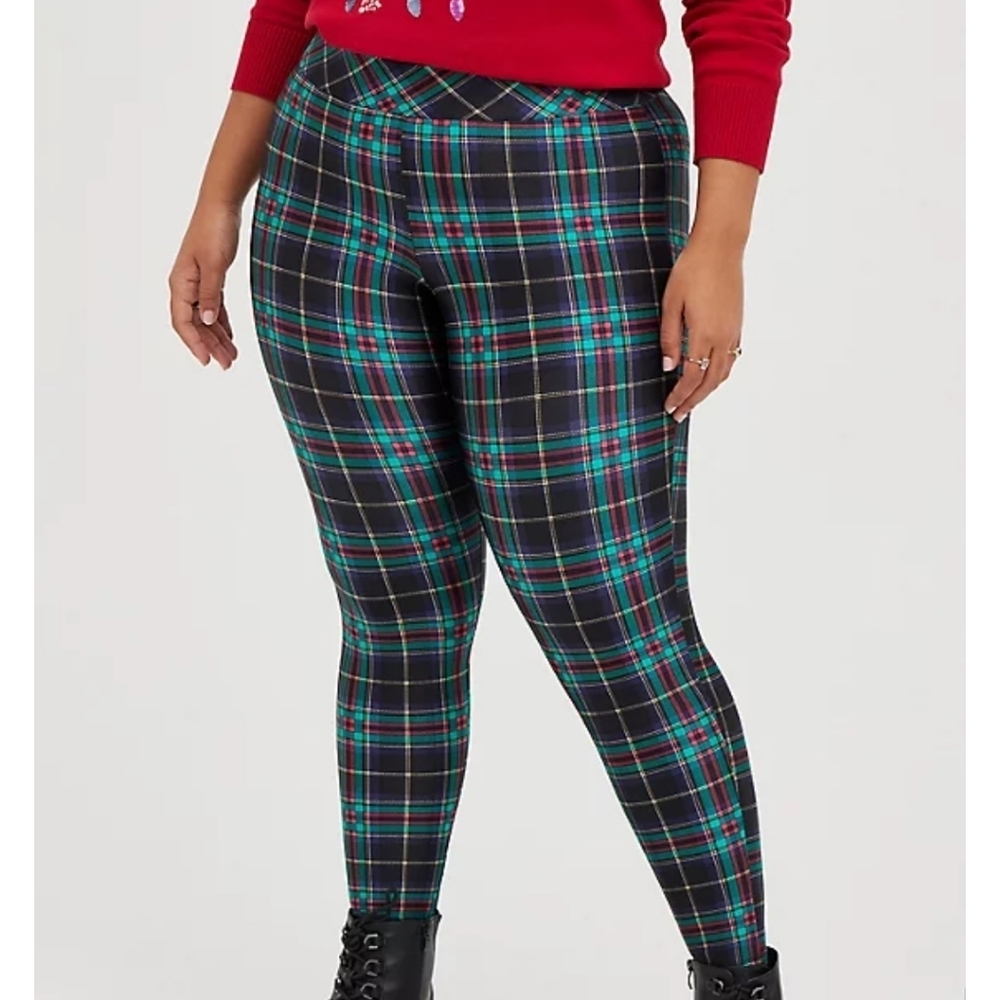 🆕️LIQUID TARTAN PLAID - PLATINUM LEGGING